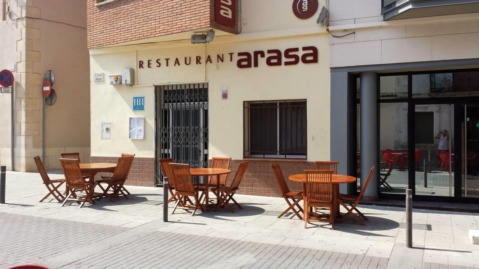 Hostal Restaurante Arasa Санта-Барбара Экстерьер фото