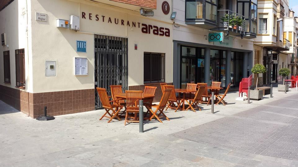 Hostal Restaurante Arasa Санта-Барбара Экстерьер фото